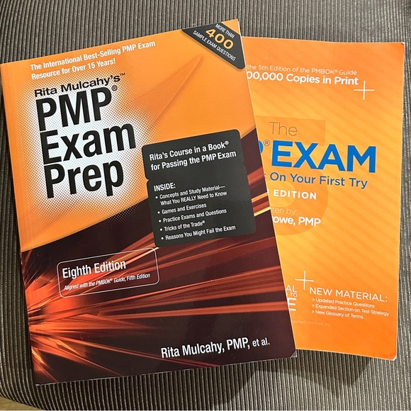 2 PMP Exam Prep Books - Picture 1 of 9